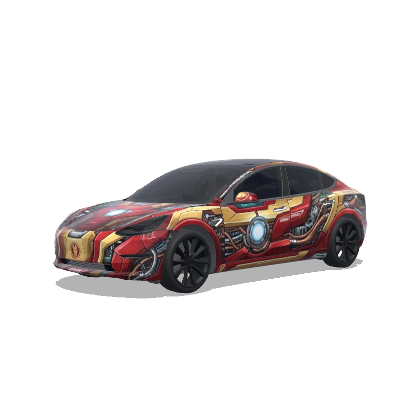 Custom Model 3 Wrap Design