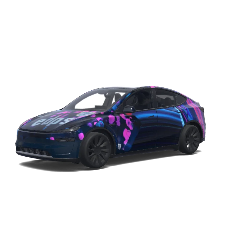 Tesla Model Y (2025+) wrap design - Kitchee SC 2026 new jersey