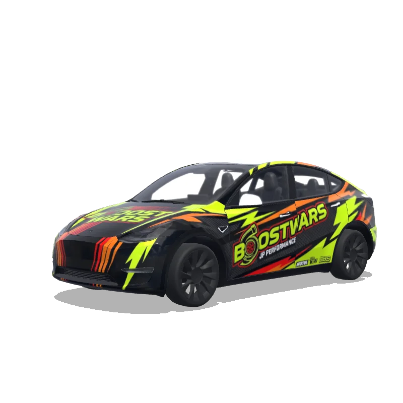 Custom Model Y Wrap Design
