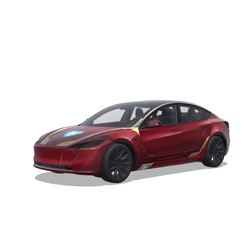 Iron Man Red Metallic