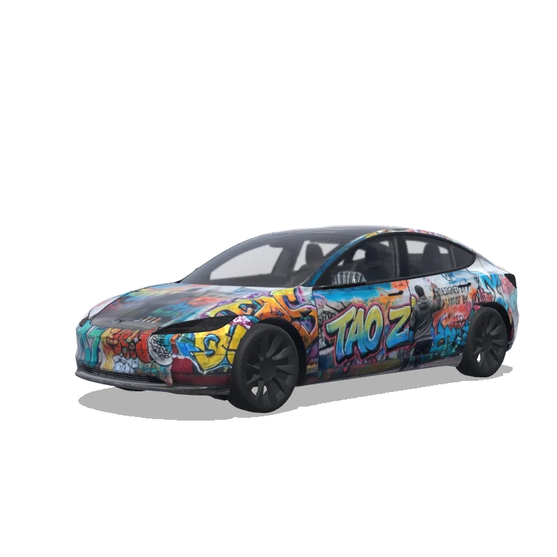 Custom Model 3 (2024+) Standard & Premium Wrap Design