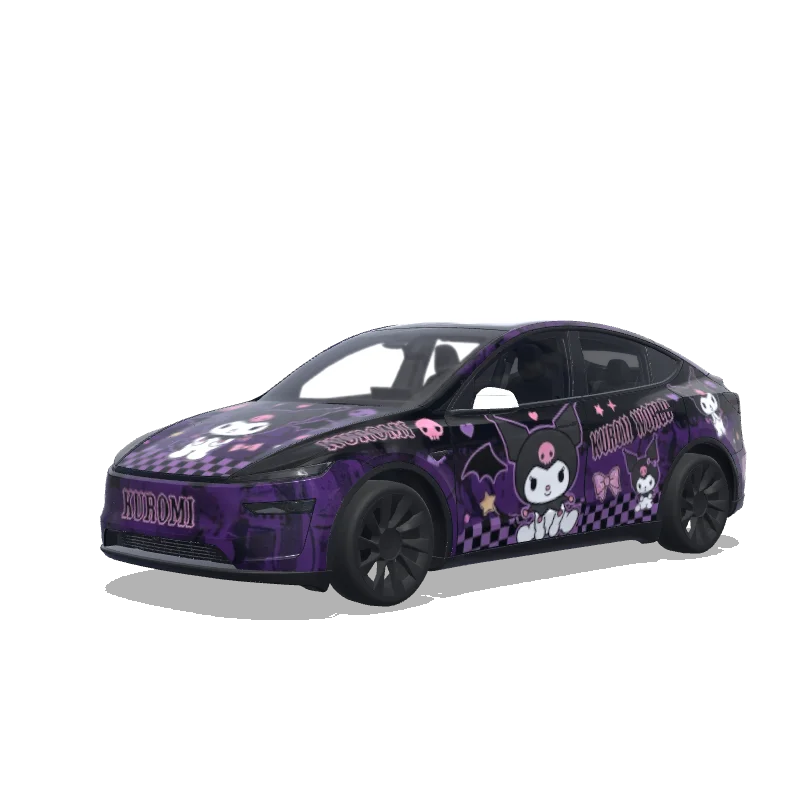Kuromi Purple Checkers