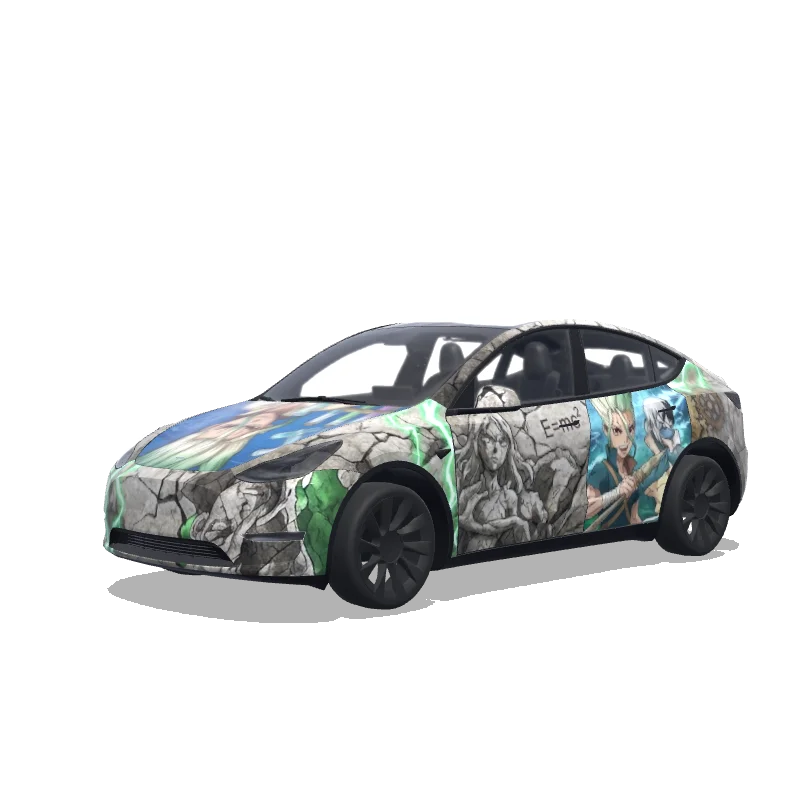 Custom Model Y Wrap Design