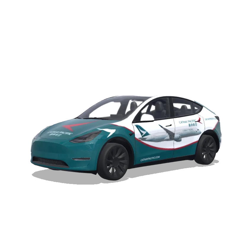 Custom Model Y Wrap Design