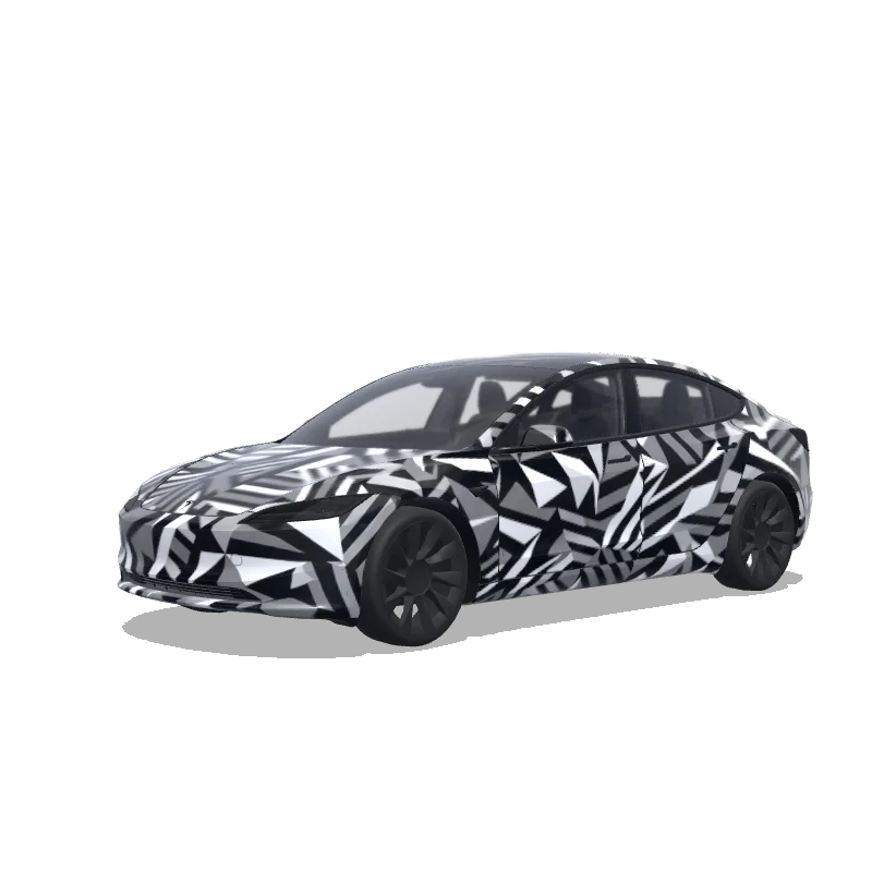 Custom Model 3 (2024+) Standard & Premium Wrap Design