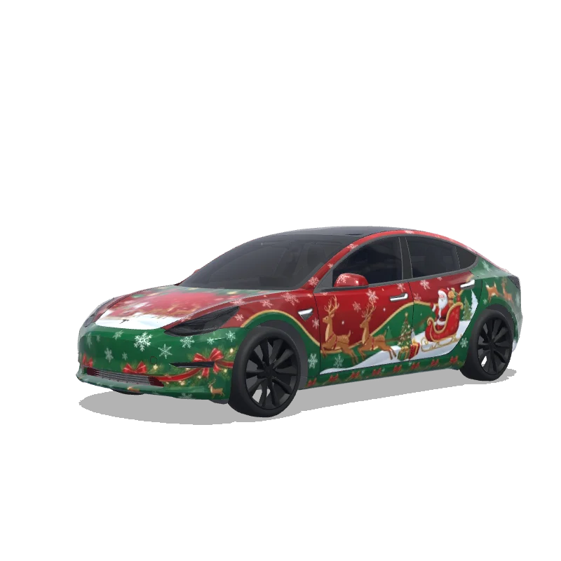 Custom Model 3 Wrap Design