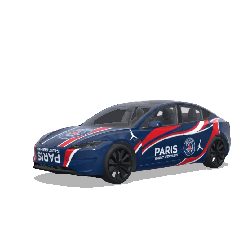 Tesla Model 3 (2024+) wrap design - PSG