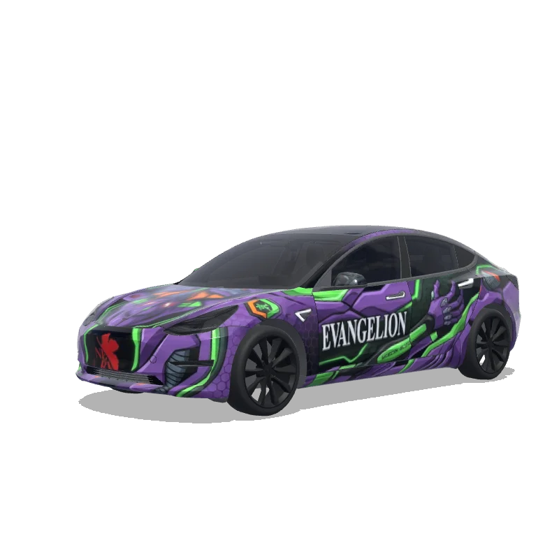 Custom Model 3 Wrap Design