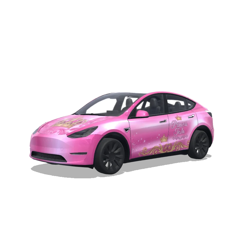 Custom Model Y Wrap Design