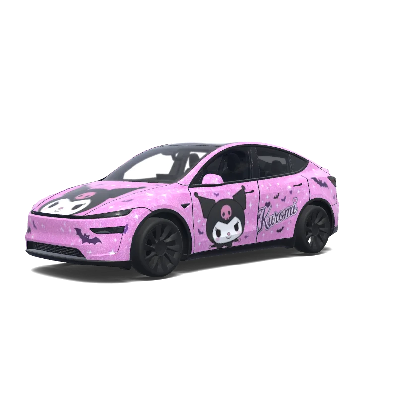 Tesla Model Y (2025+) Premium Paint Shop wrap, 3D preview