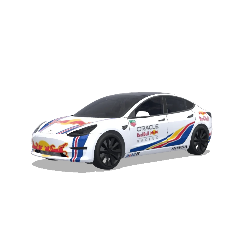 Racing Model 3 Wrap Design