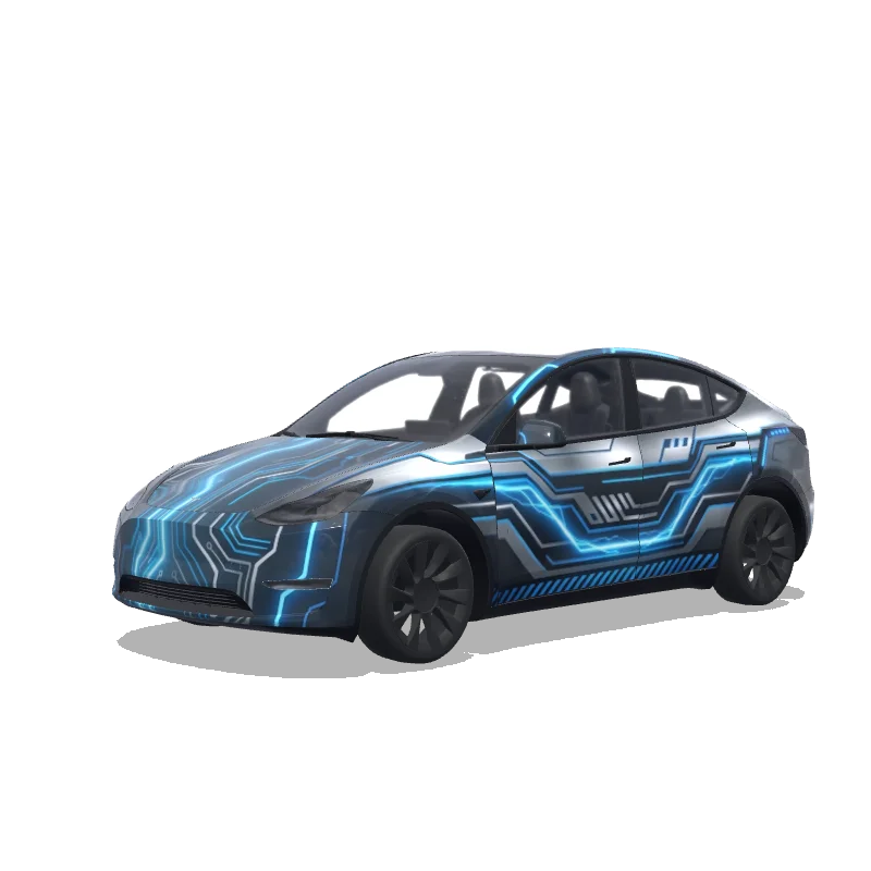 Audi E-Tron Blue Tech Lines