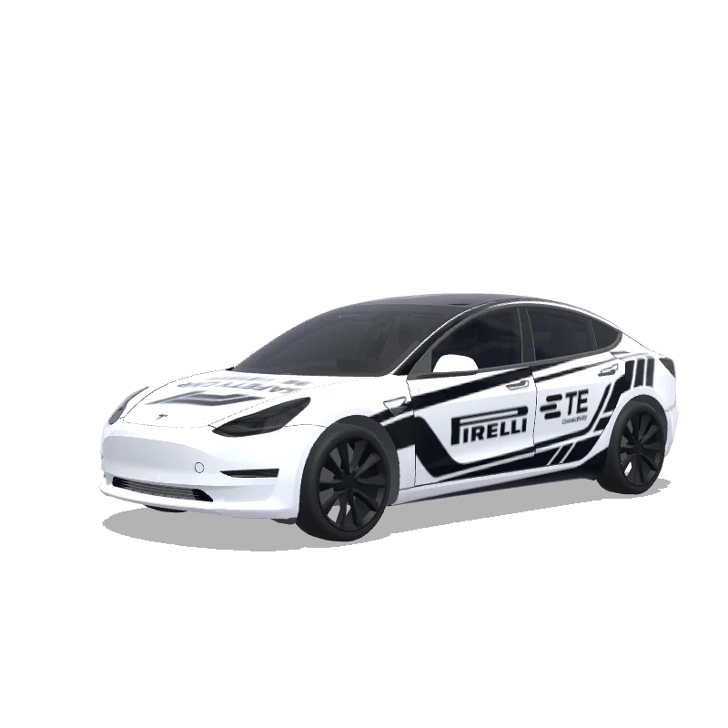 Custom Model 3 Wrap Design