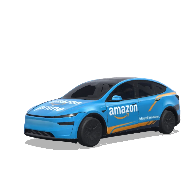 Tesla Model Y L wrap design - I want the paint job and color scheme delivered by Amazon.
