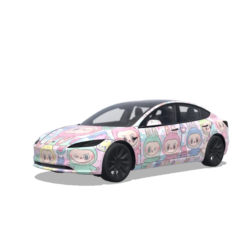 Custom Model 3 (2024+) Standard & Premium Wrap Design