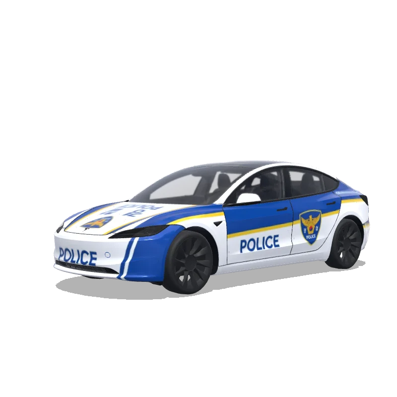 Korean Police Blue and Yellow