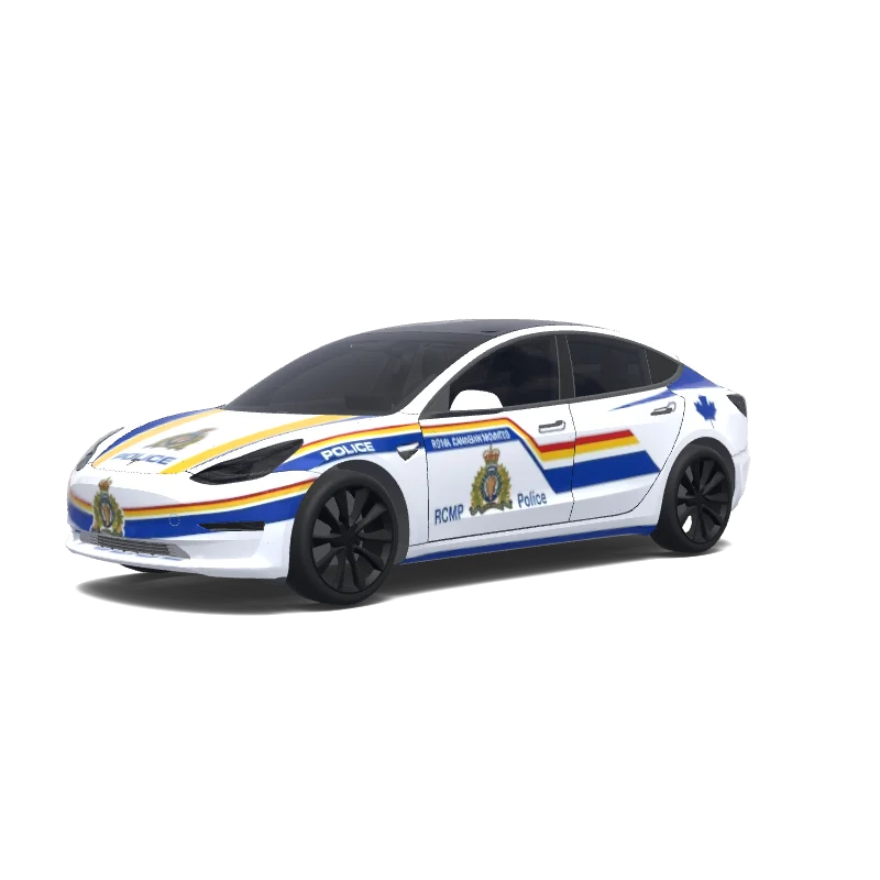 RCMP Police White Livery