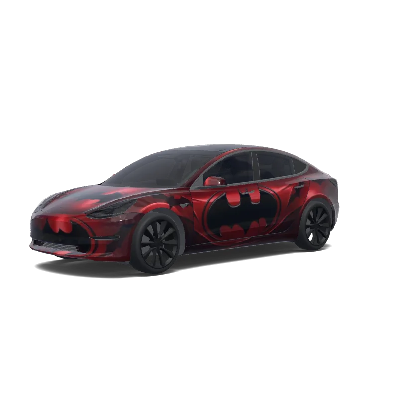 Red Metallic Batman
