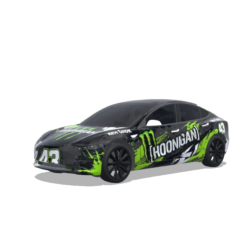 Hoonigan Monster Black and Green No. 43