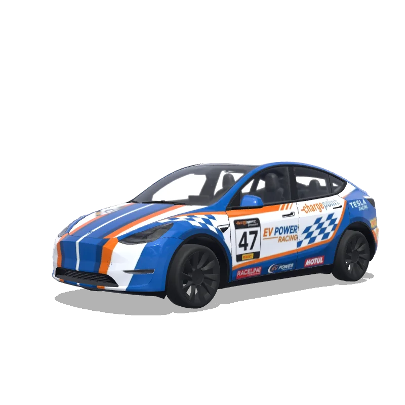 Racing Model Y Wrap Design