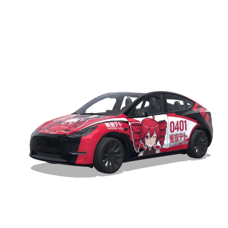 Custom Model Y Wrap Design