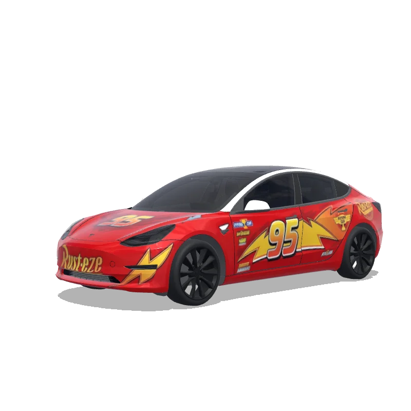Custom Model 3 Wrap Design