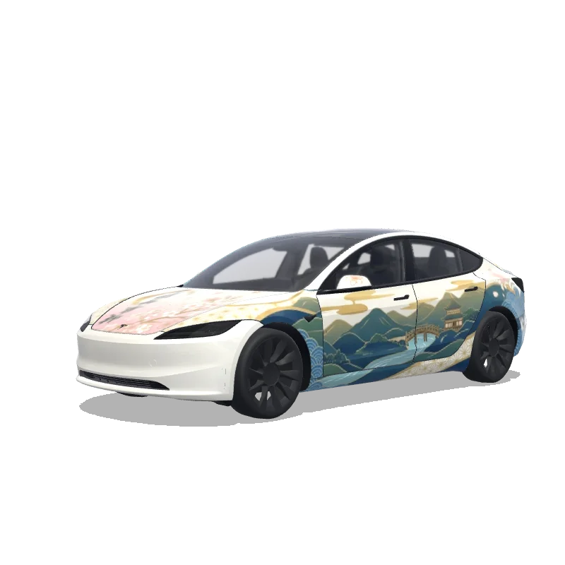 Custom Model 3 (2024+) Standard & Premium Wrap Design