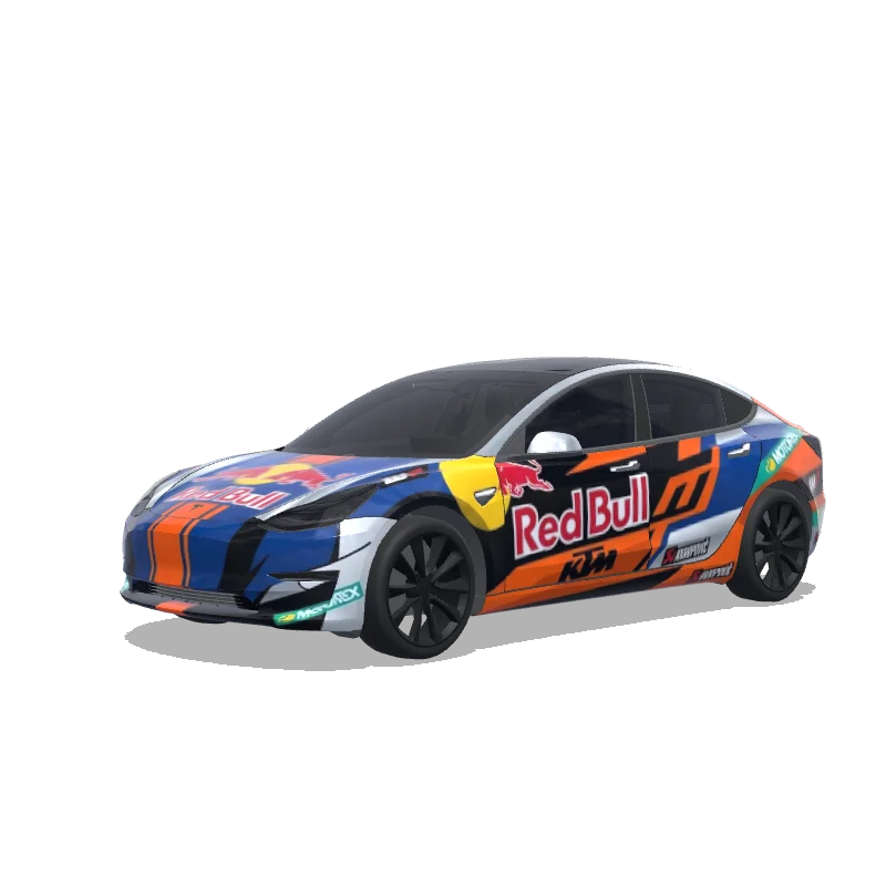 Custom Model 3 Wrap Design