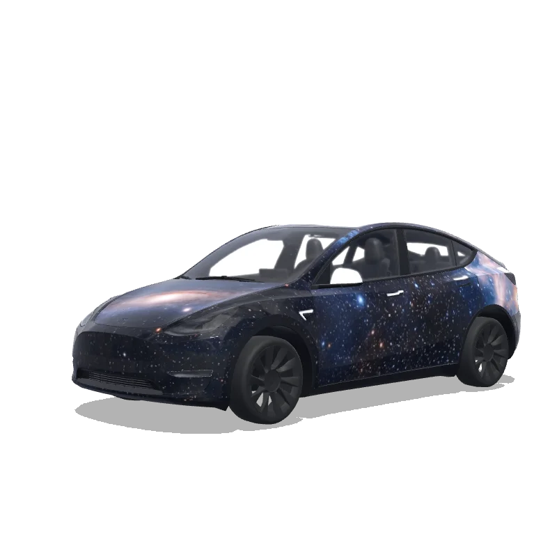 Galaxy Model Y Wrap Design