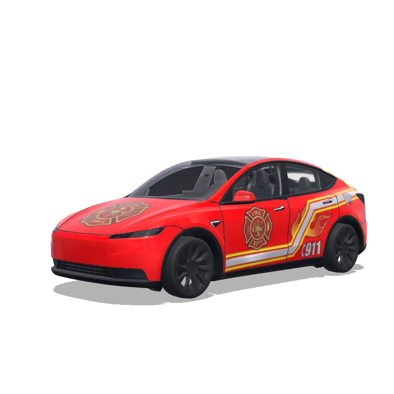 Tesla Model Y (2025+) custom wrap design - free download PNG