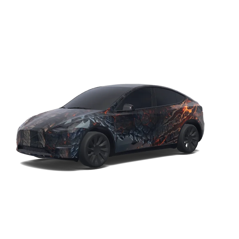 Godzilla Minus Zero - 테슬라 Model Y 랩핑