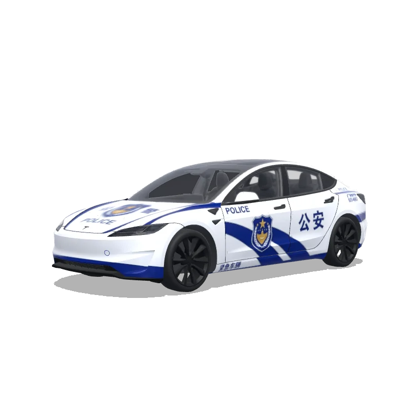Tesla Model 3 (2024+) Paint Shop wrap, 3D preview