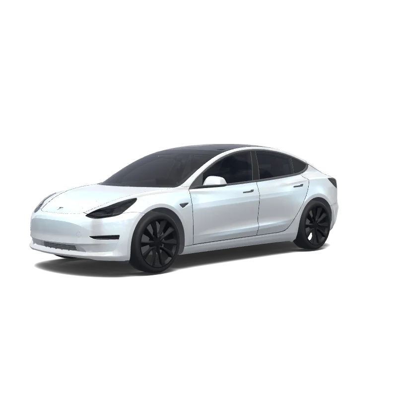 Tesla Model 3 Paint Shop wrap, 3D preview