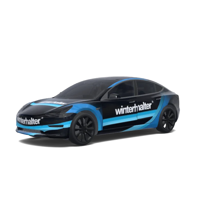 Tesla Model 3 Paint Shop wrap, 3D preview