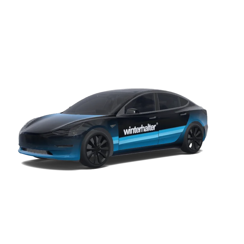 Tesla Model 3 Paint Shop wrap, 3D preview