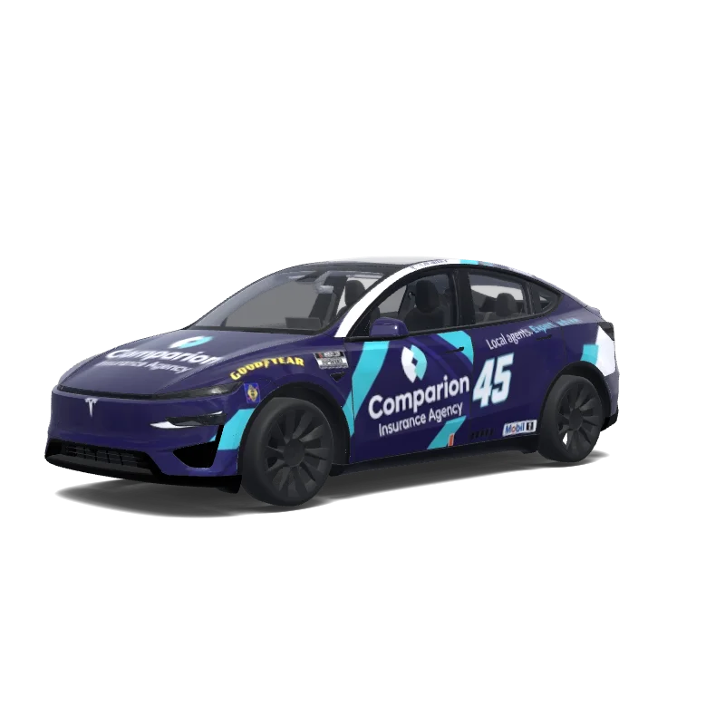 Tesla Model Y (2025+) Paint Shop wrap, 3D preview