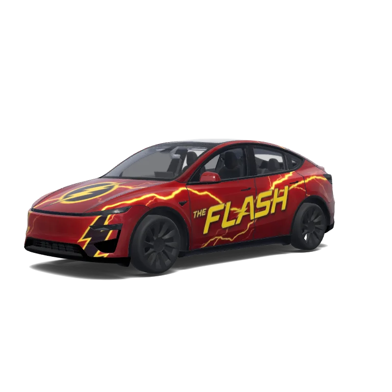 Tesla Model Y (2025+) Paint Shop wrap, 3D preview