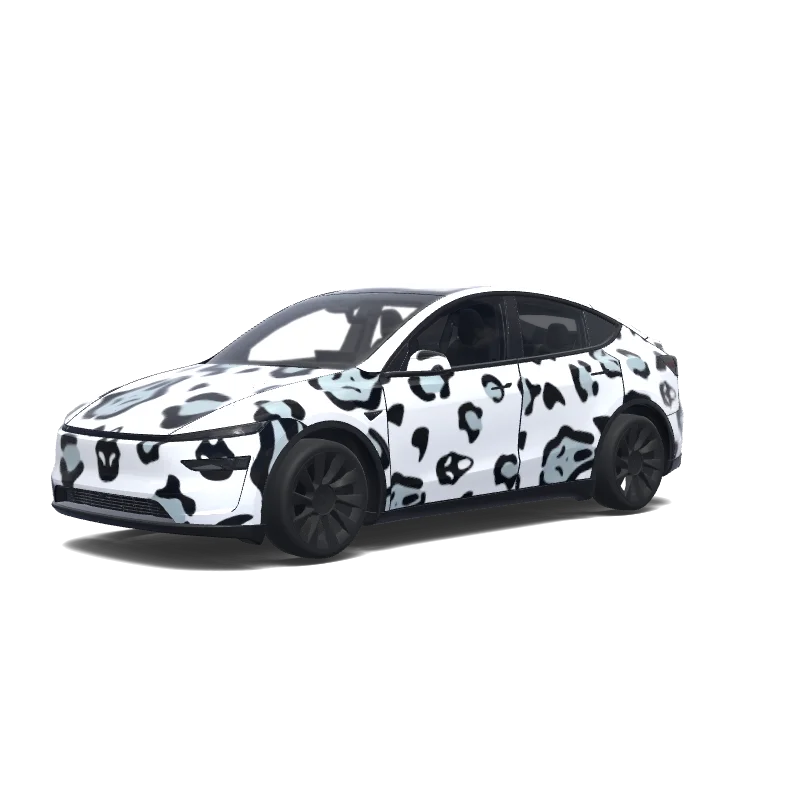 Tesla Model Y (2025+) Paint Shop wrap, 3D preview