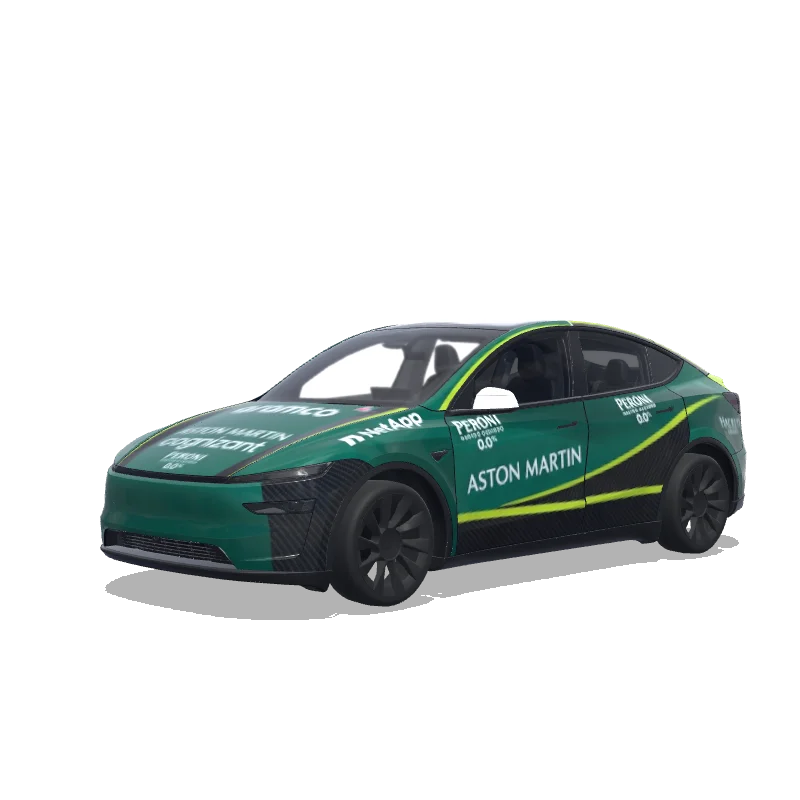 Tesla Model Y (2025+) Paint Shop wrap, 3D preview