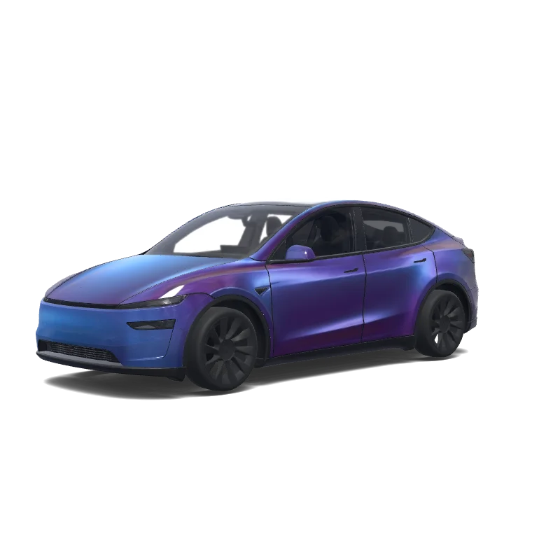 Tesla Model Y (2025+) Paint Shop wrap, 3D preview
