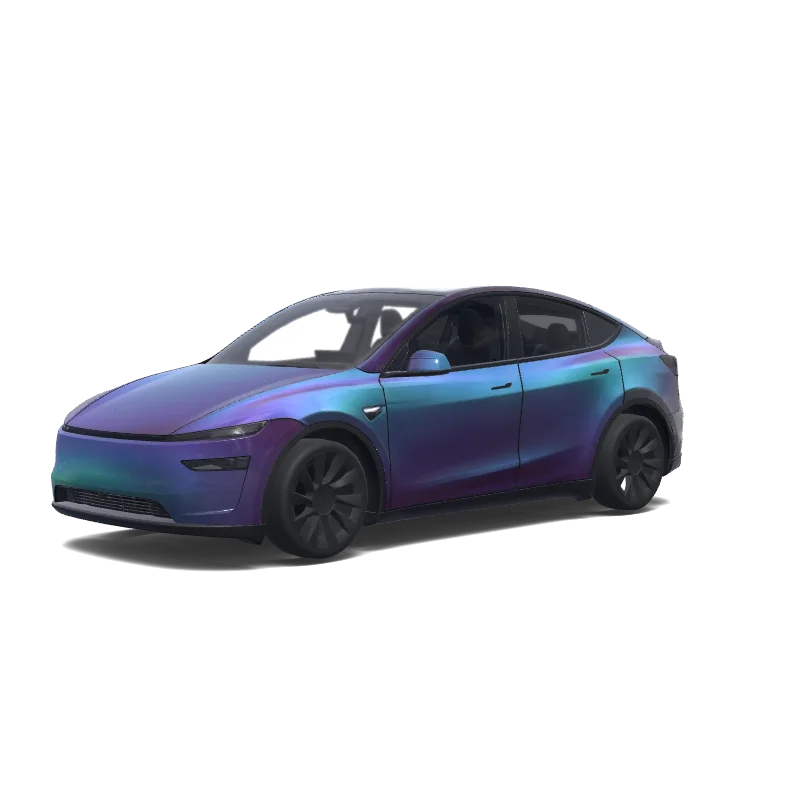 Tesla Model Y (2025+) Paint Shop wrap, 3D preview
