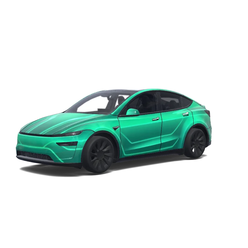 Tesla Model Y (2025+) Paint Shop wrap, 3D preview