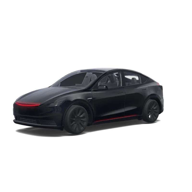 Tesla Model Y (2025+) Paint Shop wrap, 3D preview