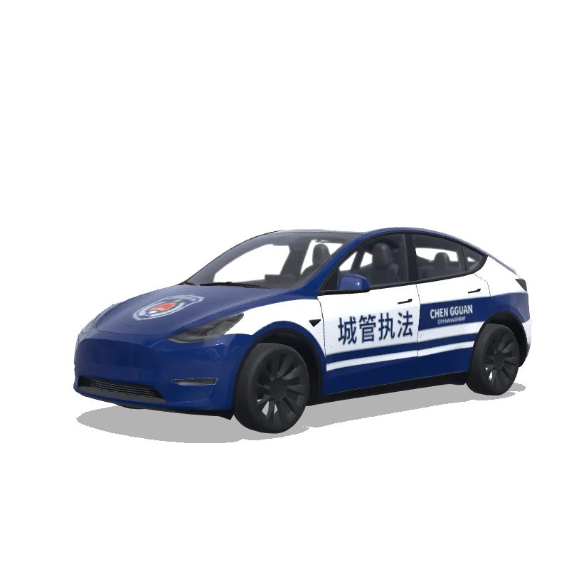 Tesla Model Y Paint Shop wrap, 3D preview
