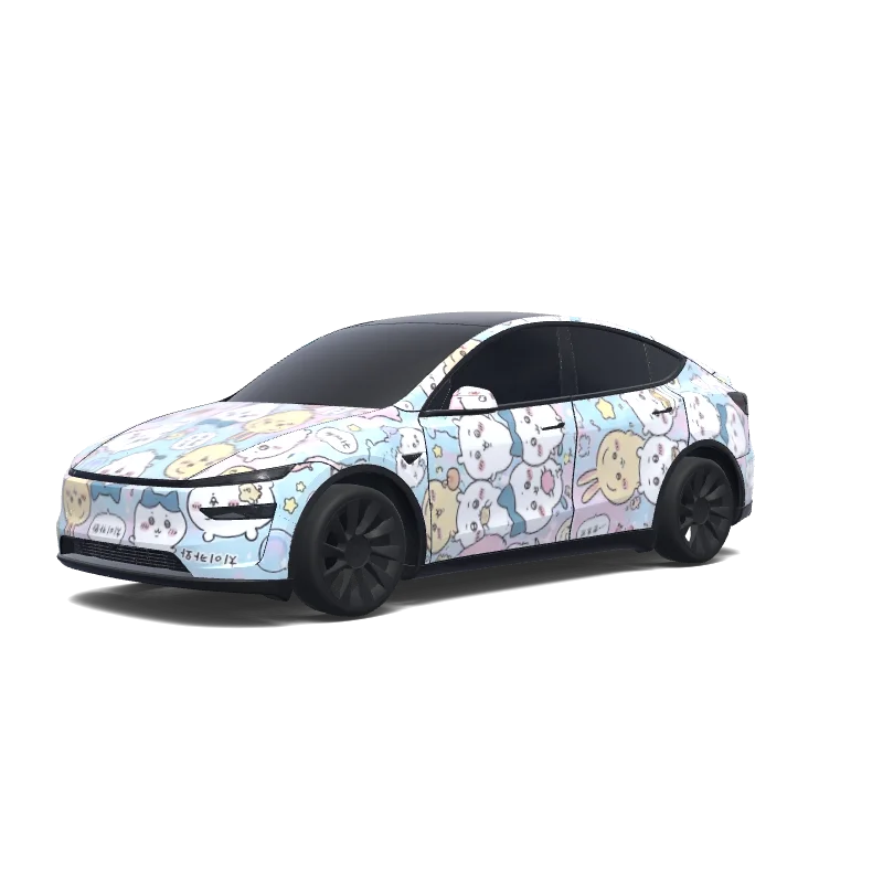 치이카와 한가득 넣어줘 - 테슬라 Model Y (2025+) 랩핑