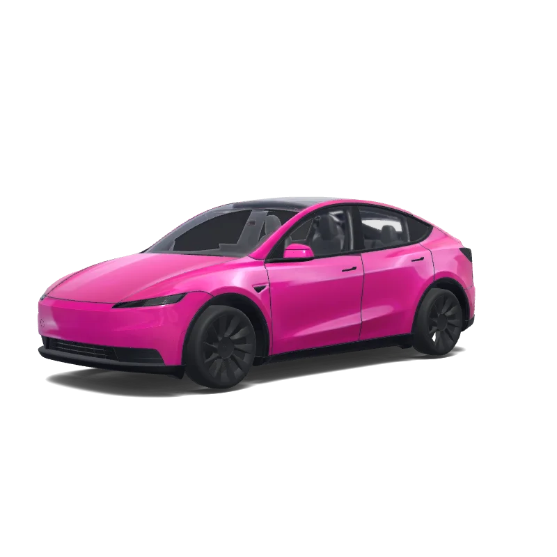 Tesla Model Y (2025+) wrap, 3D preview