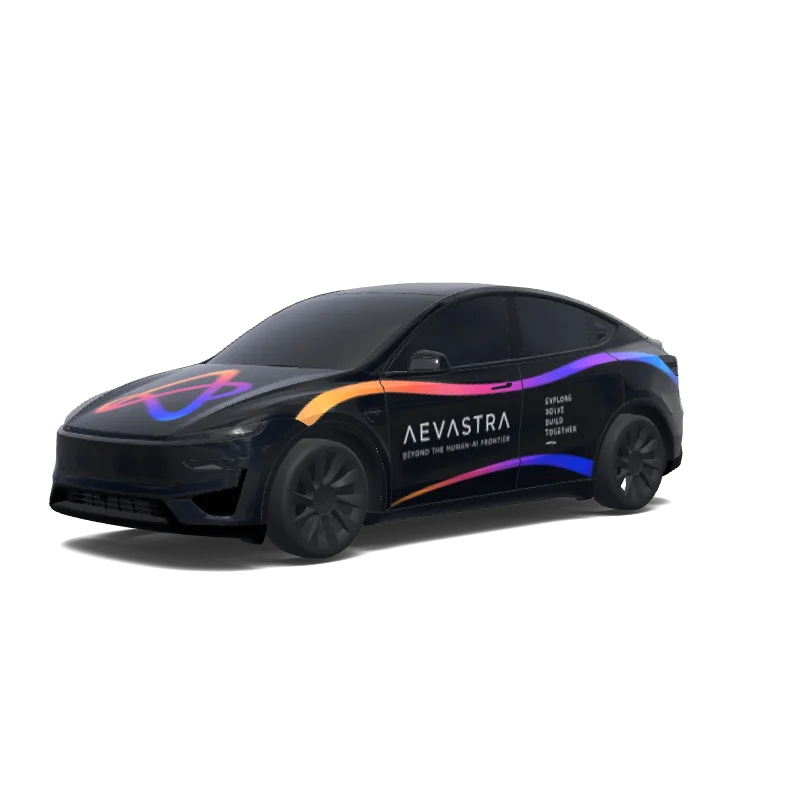 Tesla Model Y (2025+) wrap, 3D preview