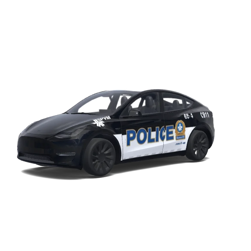 Tesla Model Y wrap, 3D preview