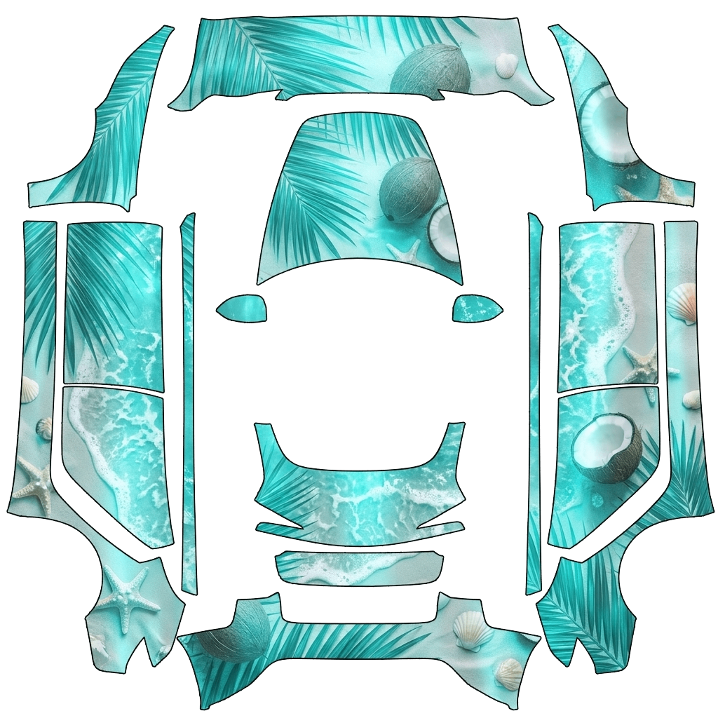 Model 3 (2024+) Standard & Premium Paint Shop wrap PNG - flat 1024x1024 wrap PNG template for Tesla Model 3 (2024+) Standard & Premium Paint Shop