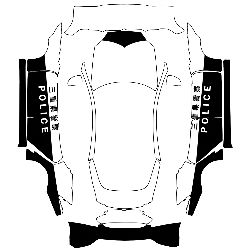 Tesla Model S 2021+ Paint Shop wrap, 3D preview